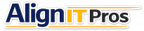 alignitpros logo white outline
